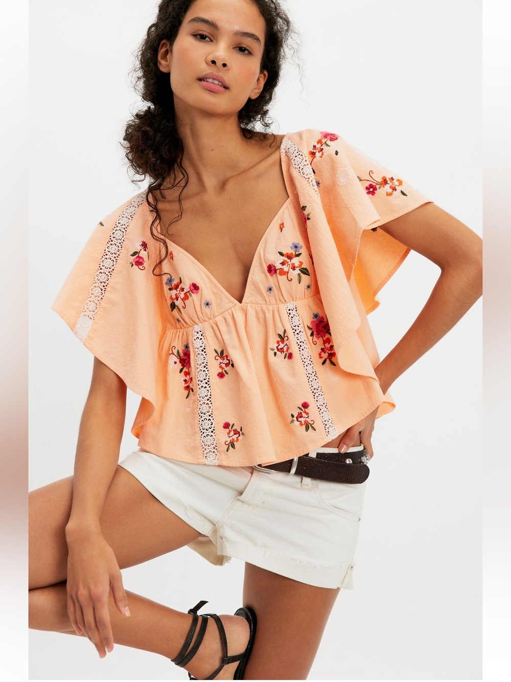 NWT FREE PEOPLE MAKE ME YOURS BLOUSE